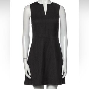 Grey Theory Wool A-Line Dress